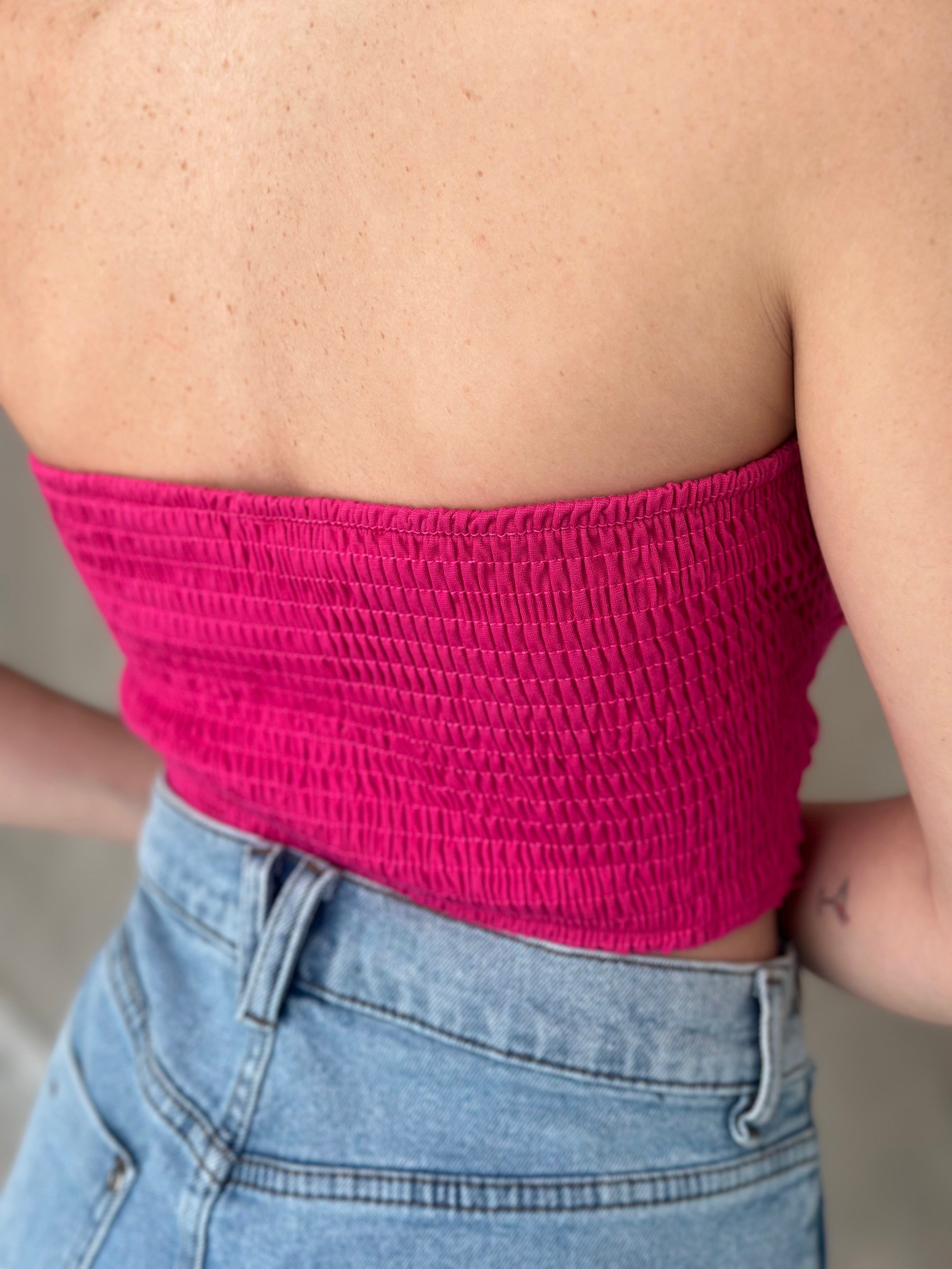 FLOWER CROP TOP